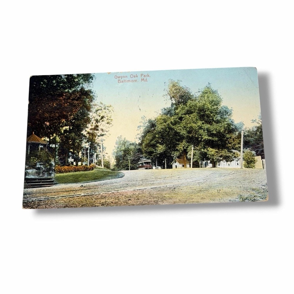 Postcard Gwynn Oak Park Baltimore Maryland c1909 Divided Back Card A59